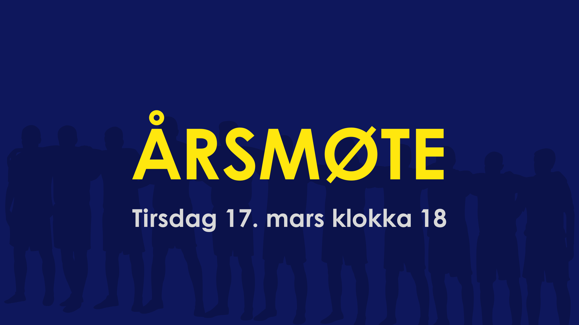Årsmøte tirsdag 17. mars | Heia heia
